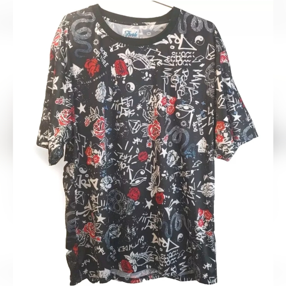 Fresh Prince Bel Air Graphic T-Shirt Adult 3X  Dope Culture Tattoo Art Y2k AOP